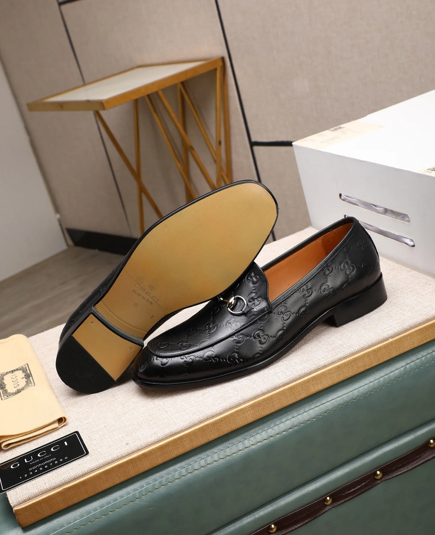 Men's shoes 💰620 📛📛Original version (water-dyed cowhide) Gucci GUCCI official website formal shoes 🌀 Italy 🇮🇹 imported cowhide ➕ top imported water-dyed cowhide lining 💋 fine handmade original bottom, the real thing looks better when photographed in person Standard size 39-44 (38 45 customized)